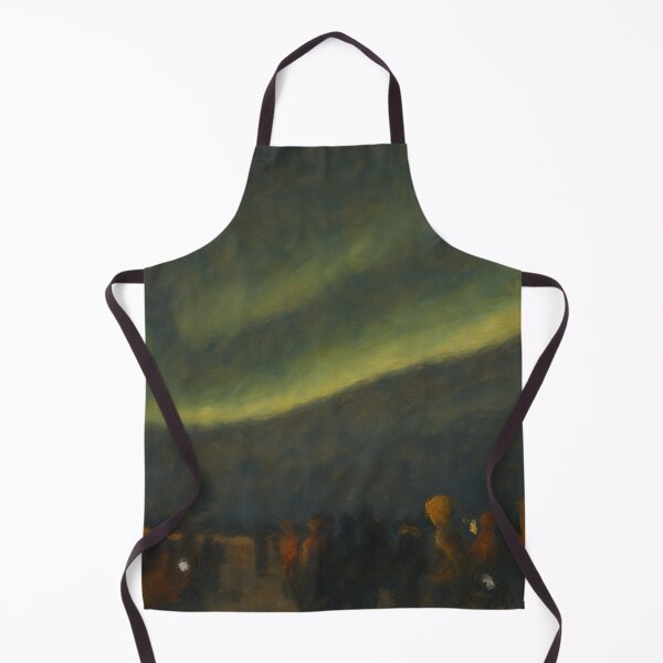 Item preview, Northern Lights over Lighthouse designed and sold by HoneyBreezeCo.