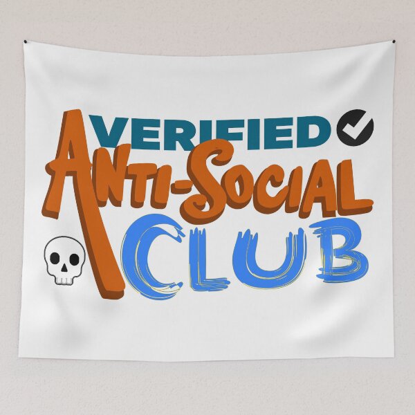 Item preview, Verified Anti-Social Club designed and sold by DNC1134.
