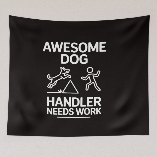 Item preview, Dog Agility - Awesome Dog, Handler needs work designed and sold by ControlCenter.