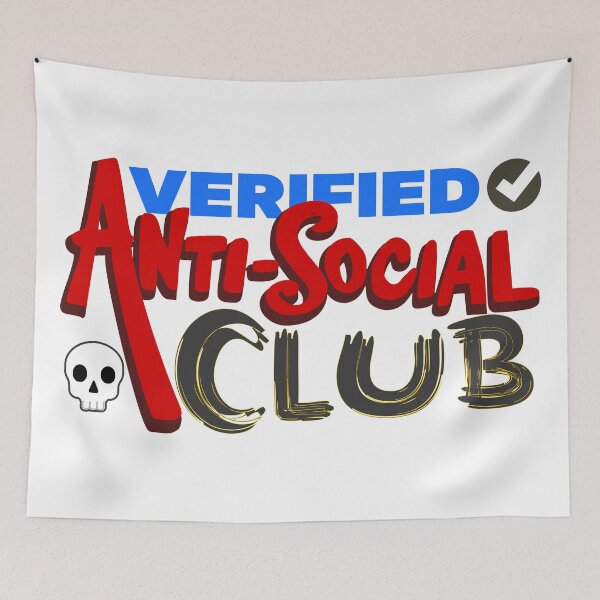 Item preview, Verified Anti-Social Club designed and sold by DNC1134.