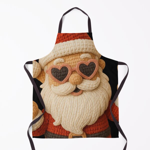 Item preview, Santa with Heart Glasses designed and sold by brexastore.