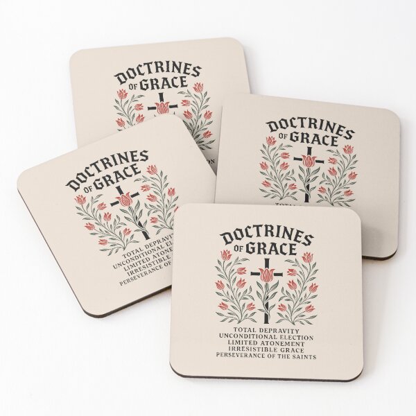 Item preview, Reformed Theology Doctrines of Grace Tulip Cross Design - Black Lettering designed and sold by Glory After Tears.