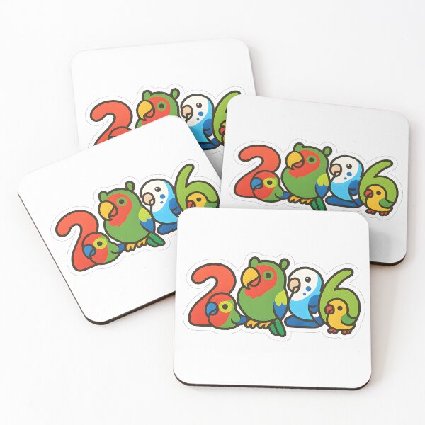 Item preview, Colorful Birds 2026 New Year Sticker designed and sold by SassyArtistry.