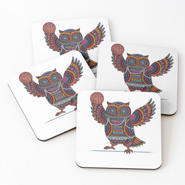 Item preview, The North's Night Owl - Dot Art Basketball Design designed and sold by DotsNSoul.