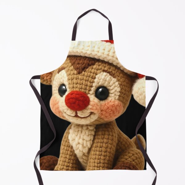 Item preview, Reindeer with Red Nose and Santa Hat designed and sold by brexastore.