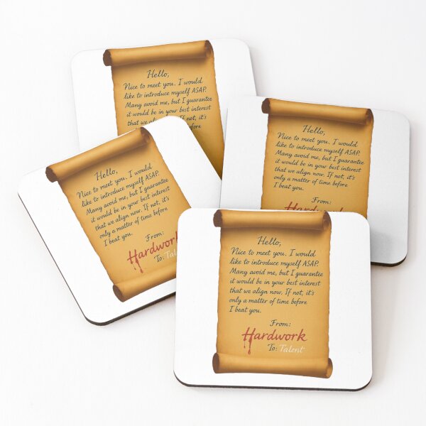 Item preview, From: Hardwork, To: Talent designed and sold by Apex_N_Action.