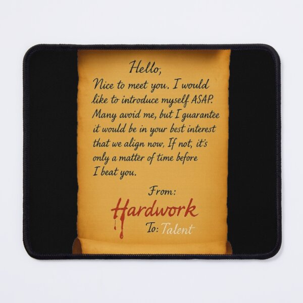 Item preview, From: Hardwork, To: Talent designed and sold by Apex_N_Action.