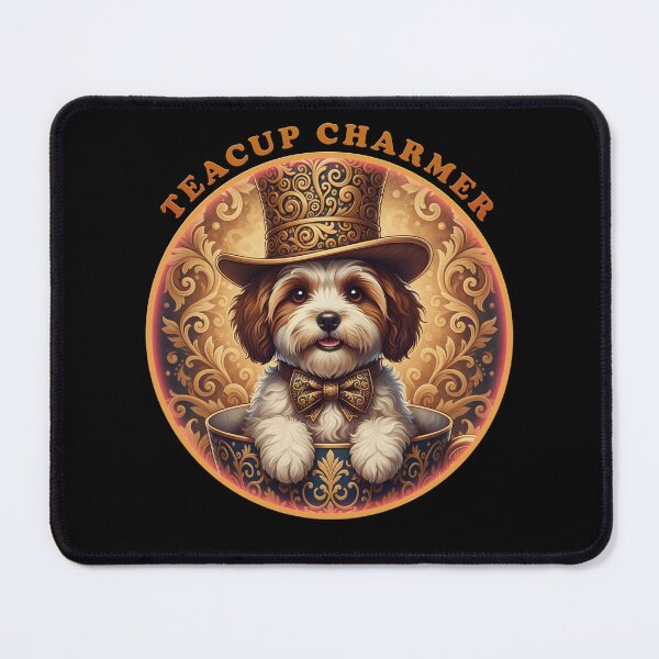 Item preview, Teacup Charmer: Whimsical Havanese Dog designed and sold by Atouke.