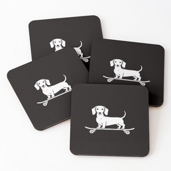 Item preview, Cute Dachshund on a Skateboard Wiener Dog Men Women Girls Kids designed and sold by RatCurry.