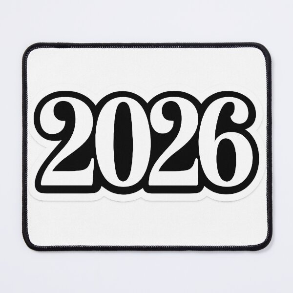 Item preview, Minimal Black and White 2026 Sticker designed and sold by SassyArtistry.