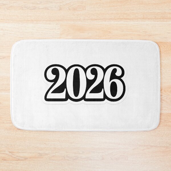 Item preview, Minimal Black and White 2026 Sticker designed and sold by SassyArtistry.