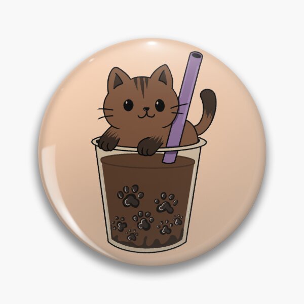 Item preview, Brown Sugar Boba Cat designed and sold by julianna-o22.