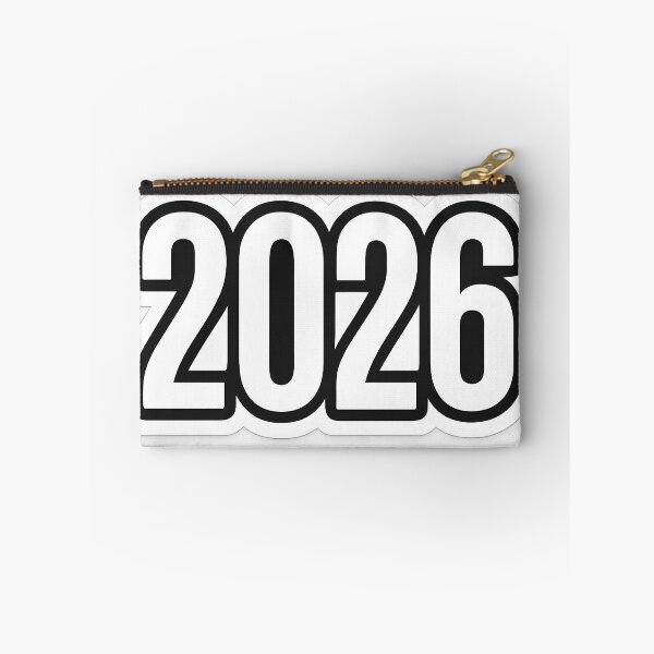 Item preview, Black and White 2026 New Year Sticker designed and sold by SassyArtistry.