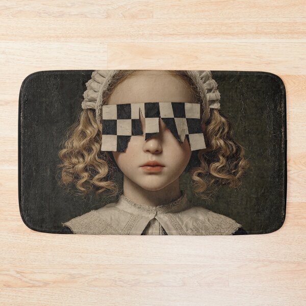 Item preview, Victorian Doll with Checkerboard Blindfold designed and sold by Shannon Hilson.