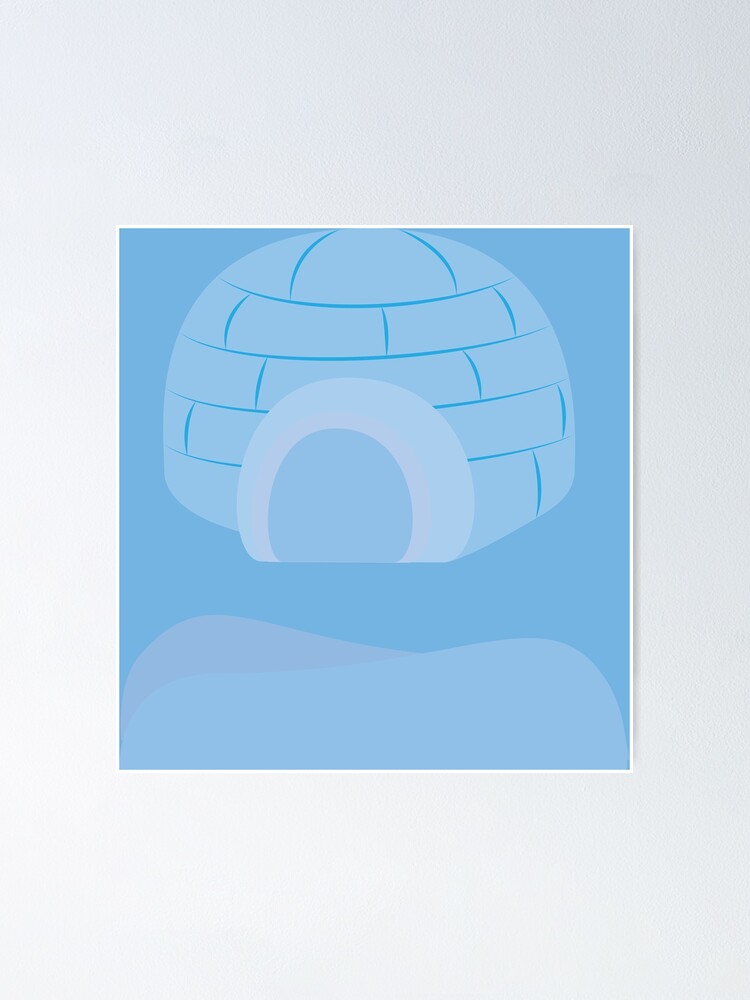 Thumbnail 1 of 3, Poster, Igloo designed and sold by rosemultimedia.
