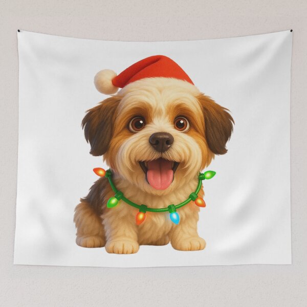Item preview, Christmas Polish Lowland Sheepdog designed and sold by Sillytoe.