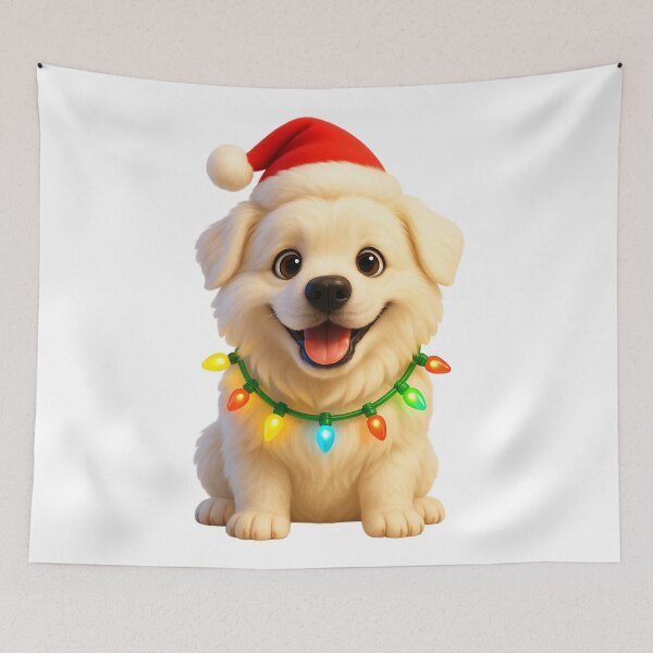 Item preview, Christmas Polish Tatra Sheepdog designed and sold by Sillytoe.
