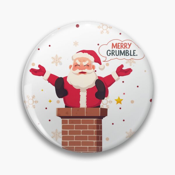 Item preview, Merry Grumble Funny Grumpy Santa Gift designed and sold by LoliDesignShop.