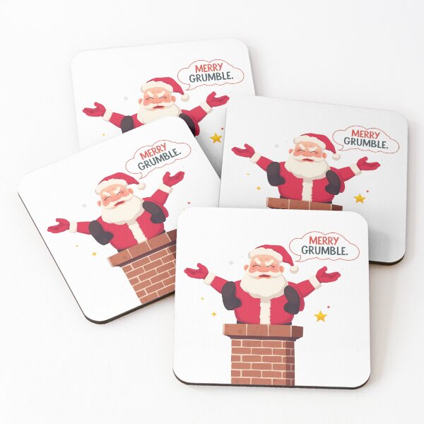 Item preview, Merry Grumble Funny Grumpy Santa Gift designed and sold by LoliDesignShop.