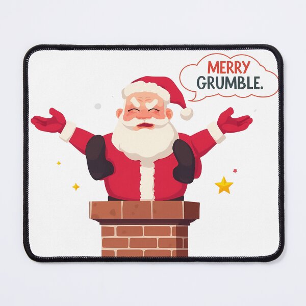Item preview, Merry Grumble Funny Grumpy Santa Gift designed and sold by LoliDesignShop.