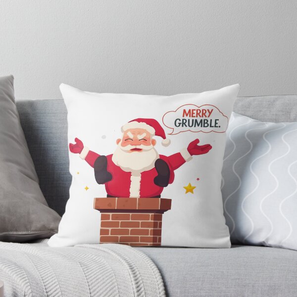 Item preview, Merry Grumble Funny Grumpy Santa Gift designed and sold by LoliDesignShop.