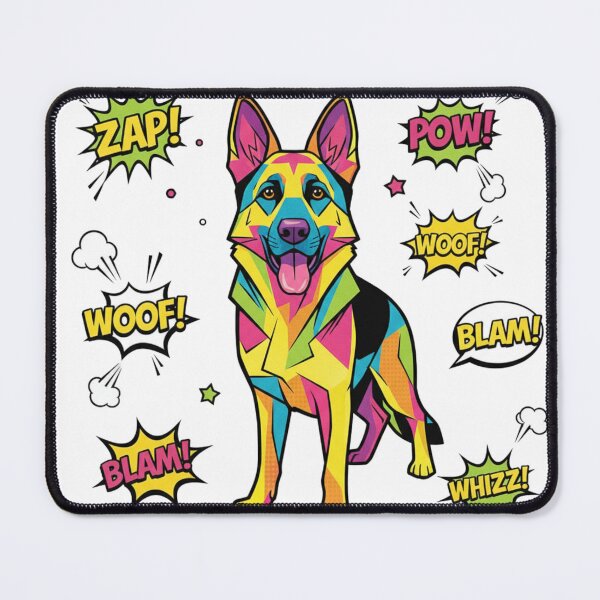 Item preview, Pastor Alemán Pop Art ZAP designed and sold by bsbd-action.