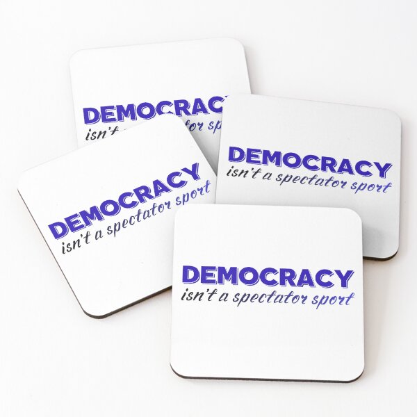 Item preview, Democracy isn’t a spectator sport designed and sold by DesignByMalwina.