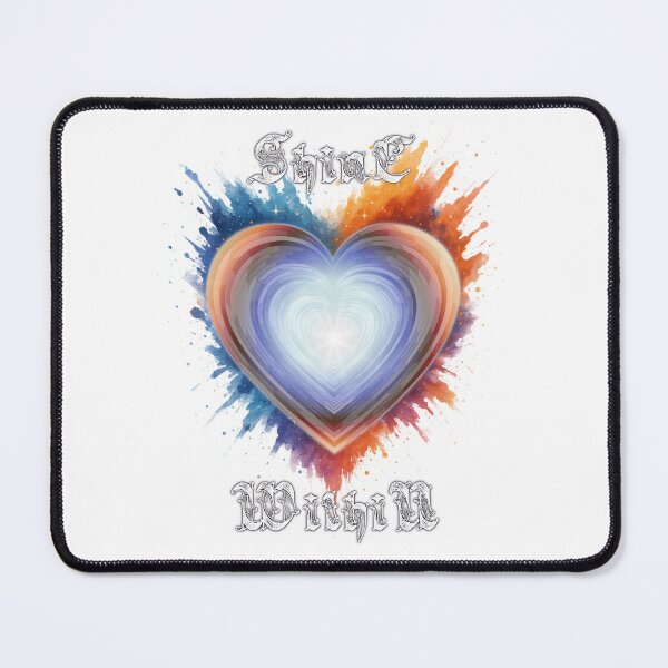 Item preview, Shine Within Colorful Heart designed and sold by KraftyDesignz.