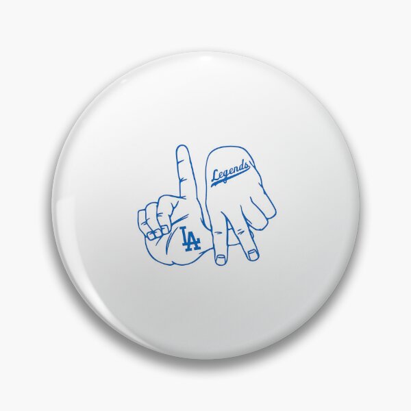 Item preview, LA Hand Sign Retro Baseball Fan designed and sold by TGonlinestore.