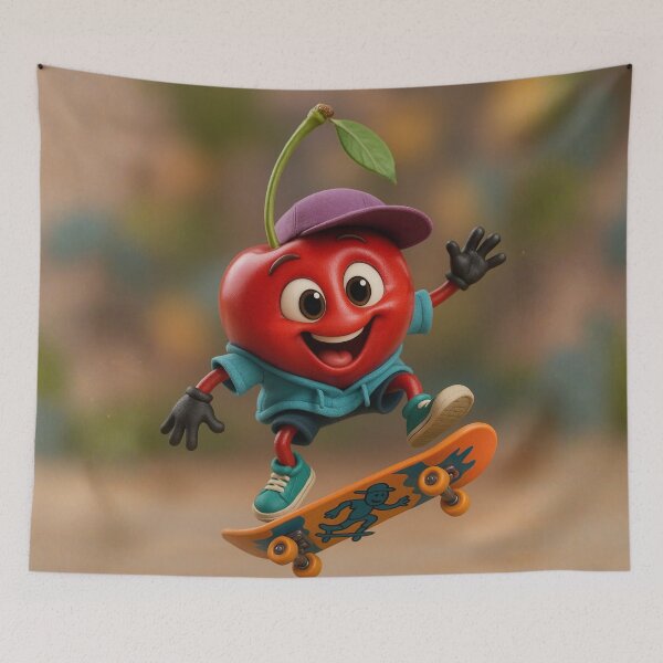 Artikelvorschau, Skater Cherry entworfen und verkauft von Sillytoe.