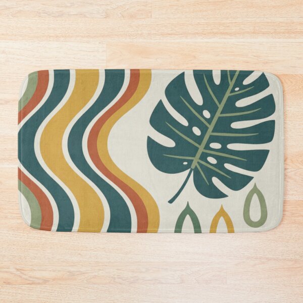 Item preview, Teal Sage Botanical Wavy Lines Art Print designed and sold by Searching ideas.
