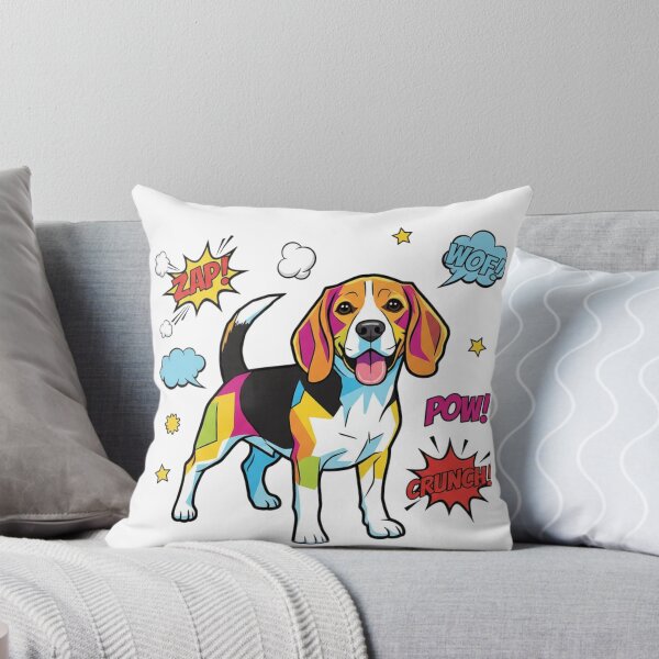Item preview, Beagle Pop Art WOOF CRUNCH designed and sold by bsbd-action.