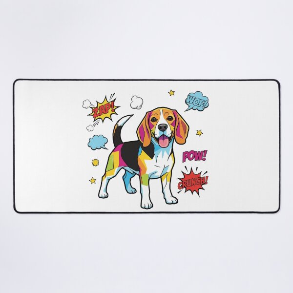 Item preview, Beagle Pop Art WOOF CRUNCH designed and sold by bsbd-action.