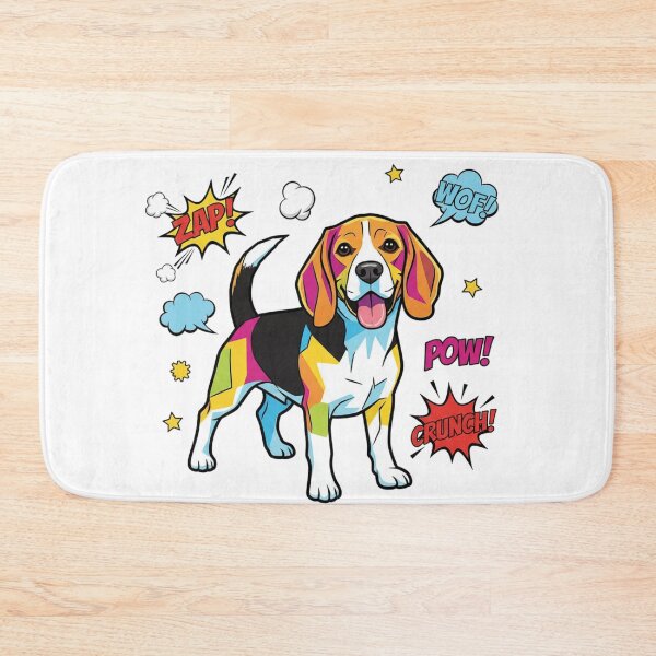 Item preview, Beagle Pop Art WOOF CRUNCH designed and sold by bsbd-action.