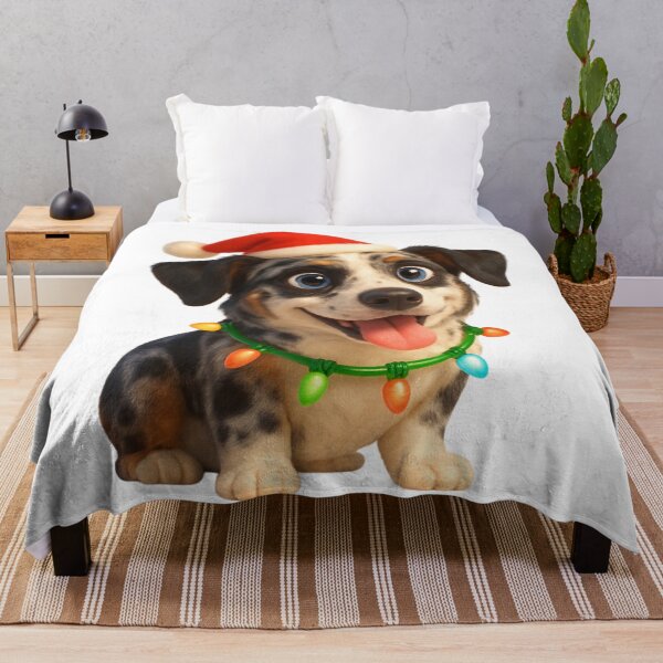 Item preview, Perro Koolie navideño designed and sold by Sillytoe.