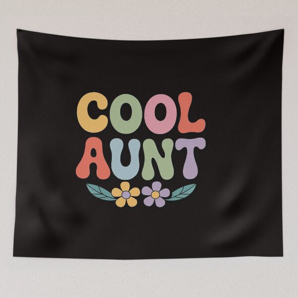Item preview, Cool Aunt floral to auntie from niece designed and sold by RatCurry.