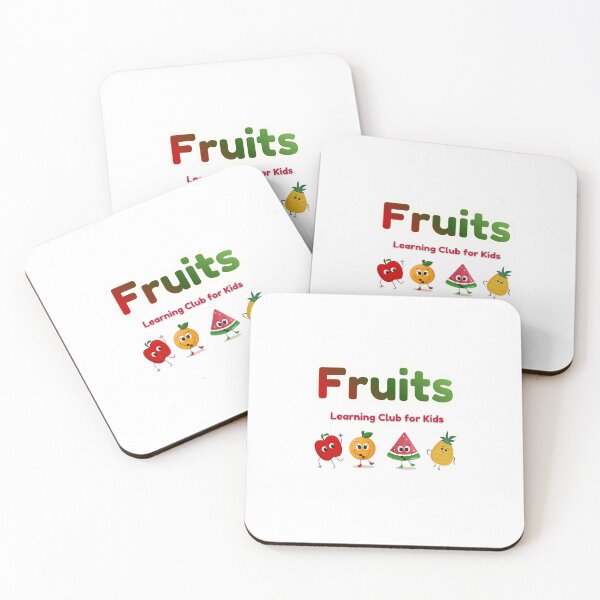 Item preview, Fruits Learning Club for Kids designed and sold by AME Kids Designs.