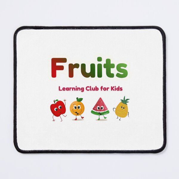 Item preview, Fruits Learning Club for Kids designed and sold by AME Kids Designs.
