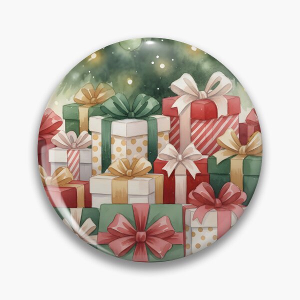 Item preview, Stack of Holiday Gifts Beneath a Decorated Christmas Tree designed and sold by homydesign.