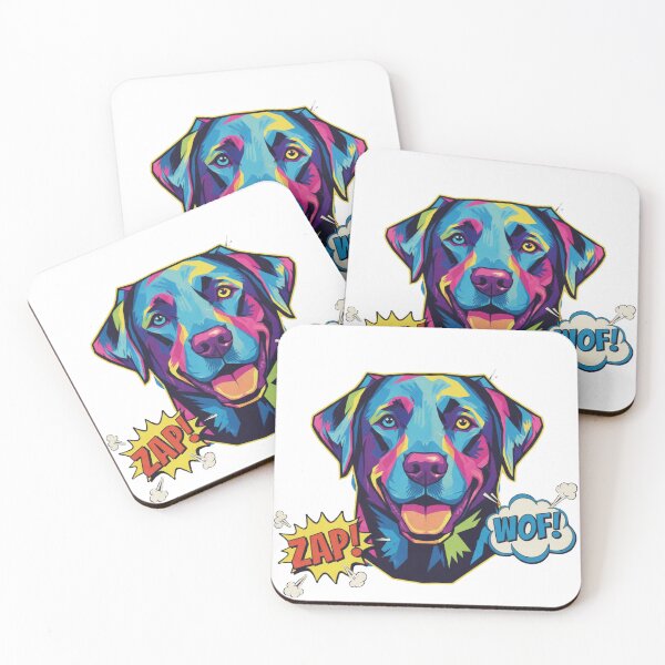 Item preview, Labrador Pop Art Lengua ZAP designed and sold by bsbd-action.