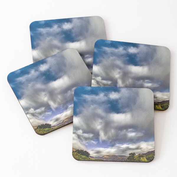Item preview, Photo of a cloudy sky in the middle of the night designed and sold by Keltoi-art.