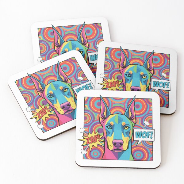 Item preview, Doberman Pop Art Círculos ZAP designed and sold by bsbd-action.