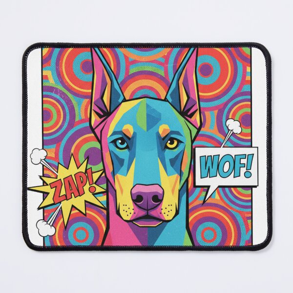 Item preview, Doberman Pop Art Círculos ZAP designed and sold by bsbd-action.