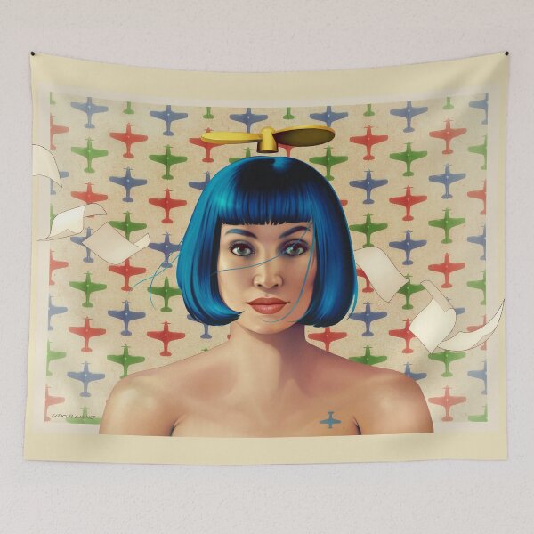 Artikelvorschau, PROPELLER GAL entworfen und verkauft von Retro Pop Art - Udo P. Linke.