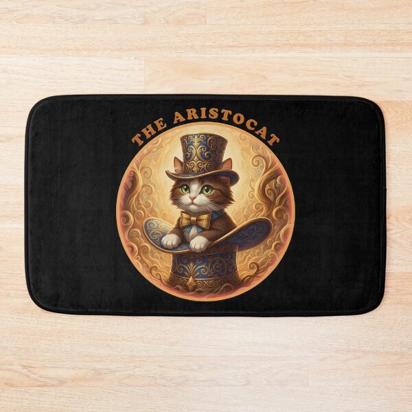 Item preview, Whimsical Cat Gift with Gold Baroque Patterns designed and sold by Atouke.