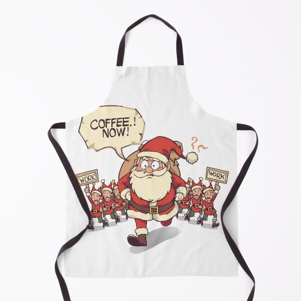 Item preview, Coffee Now Funny Santa Work Humor Christmas Gift designed and sold by LoliDesignShop.