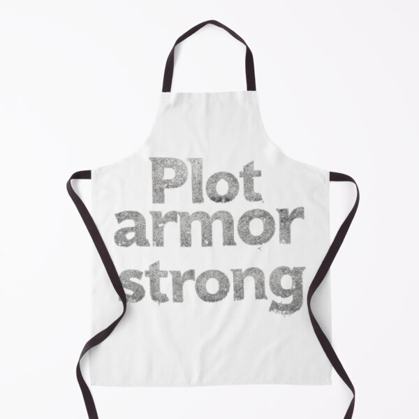 Item preview, Plot Armor Strong – Minimalist Meme Art designed and sold by toshnaire.