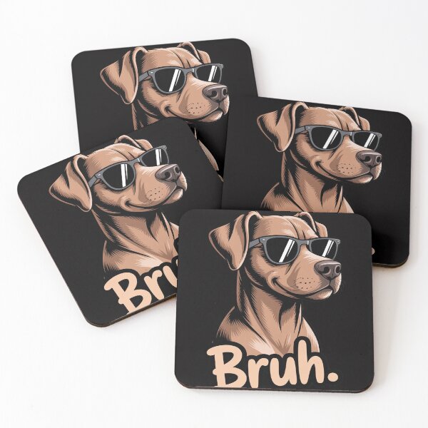 Item preview, Bruh Meme Saying Bruh with Dog face Teens Boy Girls designed and sold by OlafLica.