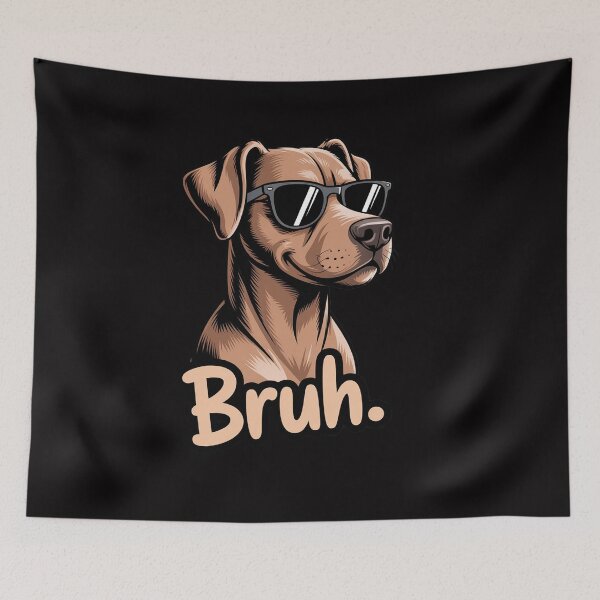 Item preview, Bruh Meme Saying Bruh with Dog face Teens Boy Girls designed and sold by OlafLica.