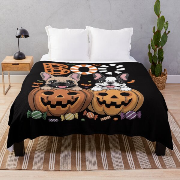 Item preview, Boo French Bulldog Pumpkin Candy Dog Puppy Halloween designed and sold by OlafLica.